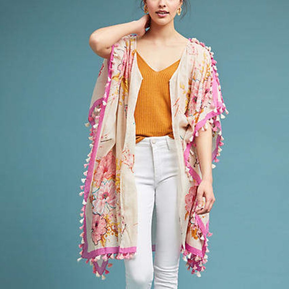 Anthropologie x Aratta Silent Journey Easy Breezy Kimono